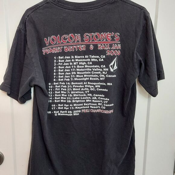 VOLCOM Stones peanut butter& rail jam 2009 Tshirt - Picture 3 of 4